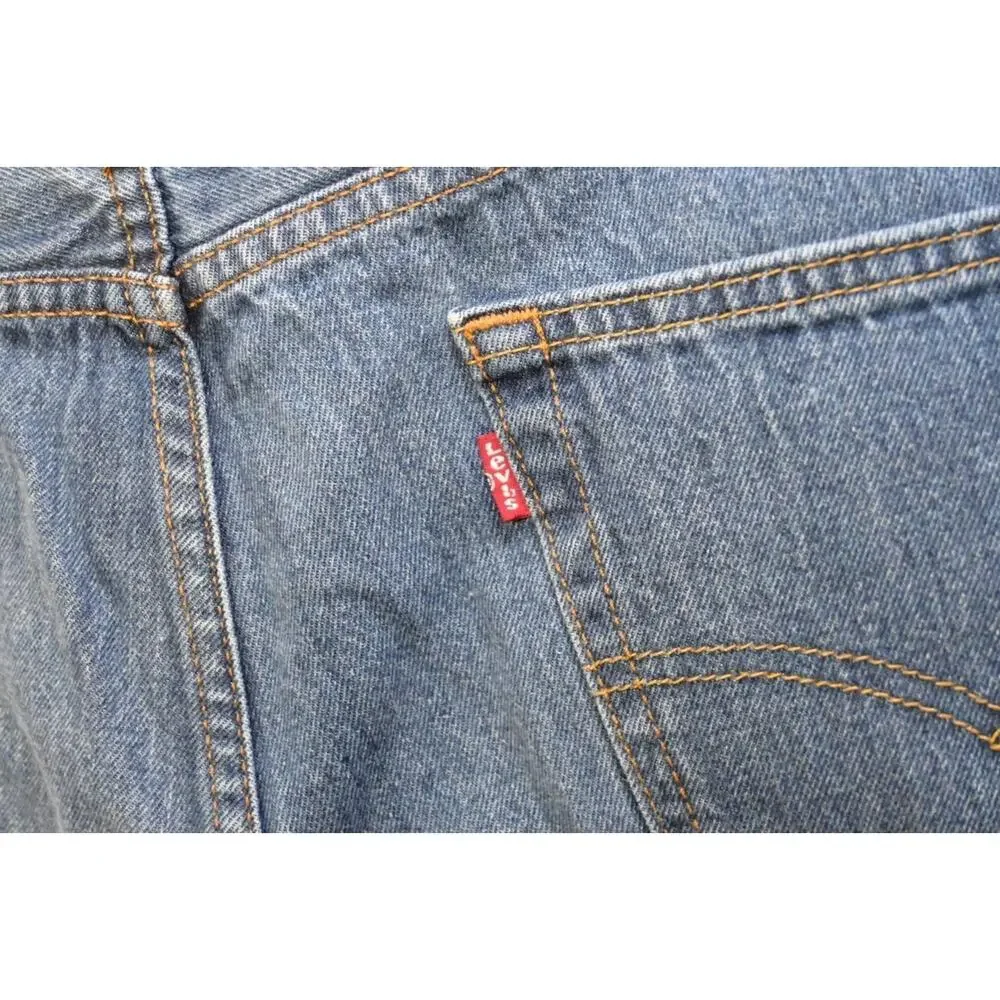 Levi's 505 Regular Fit Straight Rugged Denim Jeans Mens Size 38 x 31 Tag(40x32)‎